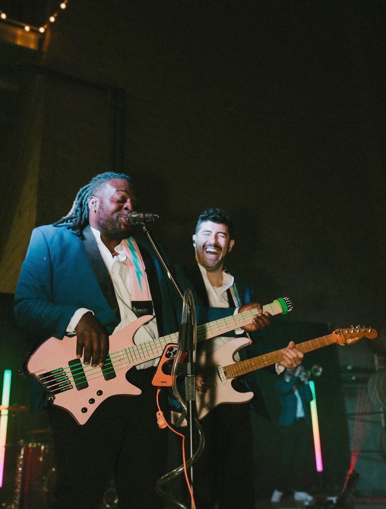 Andrew and Eric of Spotlight performing live on stage